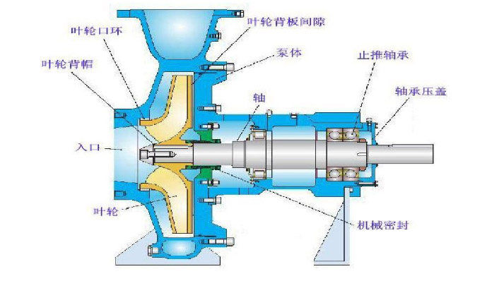 離心泵的結(jié)構(gòu)說明圖片